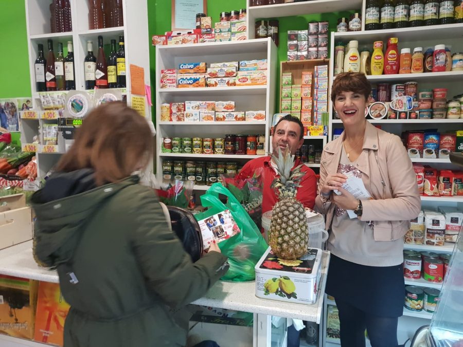El PSOE reparte pascueros entre comerciantes y vecinos en Estepona - foto reparto archivo El PSOE reparte pascueros entre comerciantes y vecinos en Estepona - foto reparto archivo