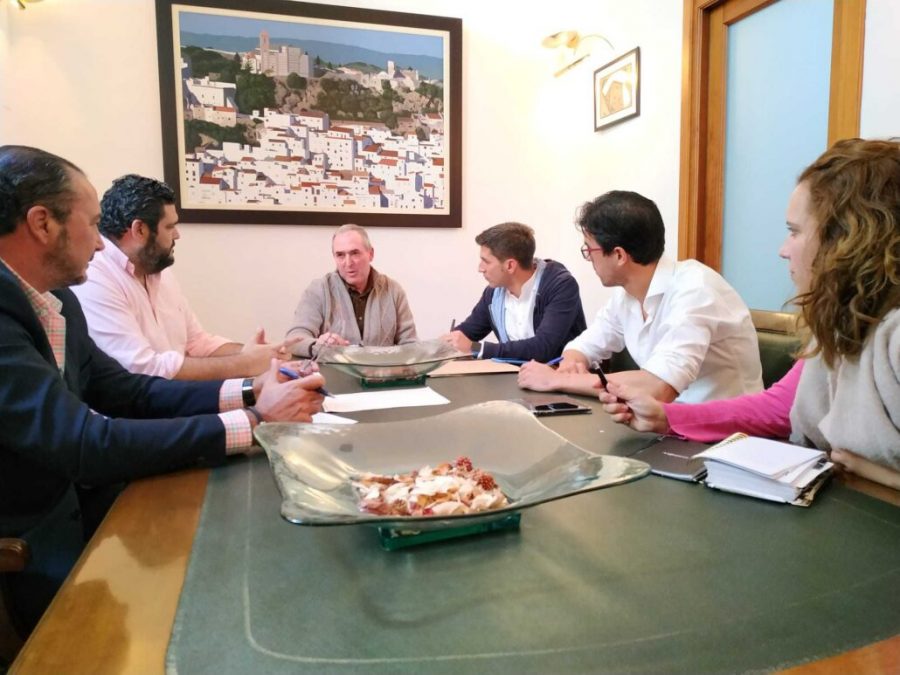 Casares pide a Acosol mejores infraestructuras de saneamiento - reunion con acosol Casares pide a Acosol mejores infraestructuras de saneamiento - reunion con acosol