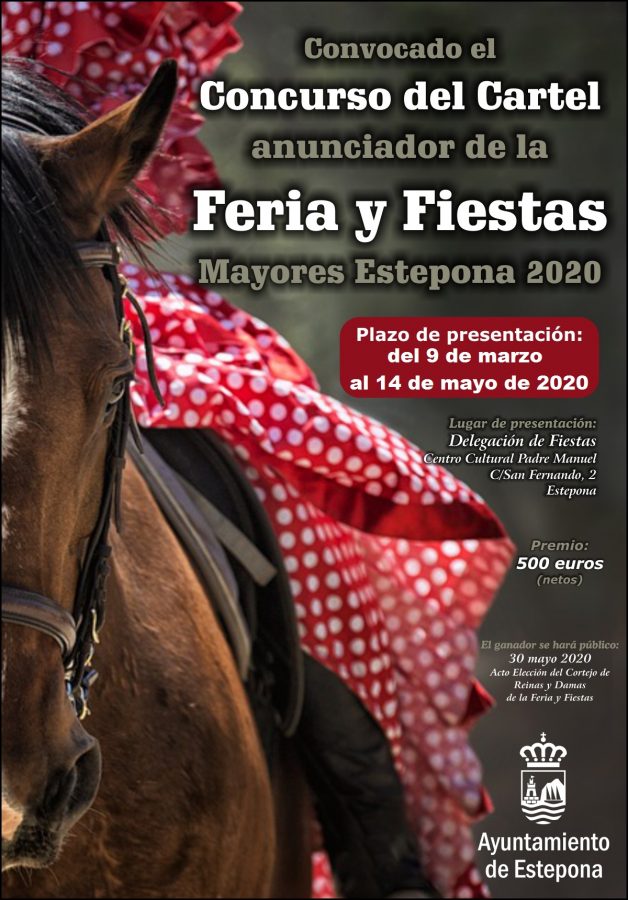 Estepona convoca el concurso de carteles para anunciar la Feria y Fiestas Mayores 2020 - 200306 Concurso Cartel Feria 2020 v2 Estepona convoca el concurso de carteles para anunciar la Feria y Fiestas Mayores 2020 - 200306 Concurso Cartel Feria 2020 v2