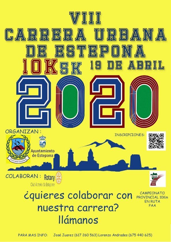 Abierta la inscripción para la VIII Carrera Urbana 10 km de Estepona - Carrera Urbana