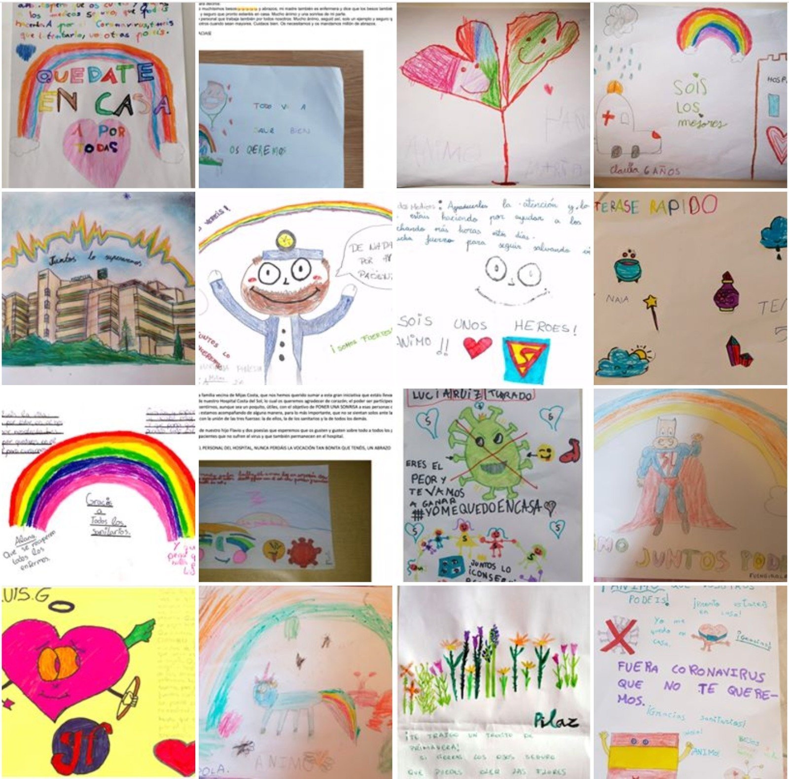 Los pacientes del Costa del Sol reciben cartas y dibujos solidarios a diario de la población - comunicado medidasapacientes Los pacientes del Costa del Sol reciben cartas y dibujos solidarios a diario de la población - comunicado medidasapacientes