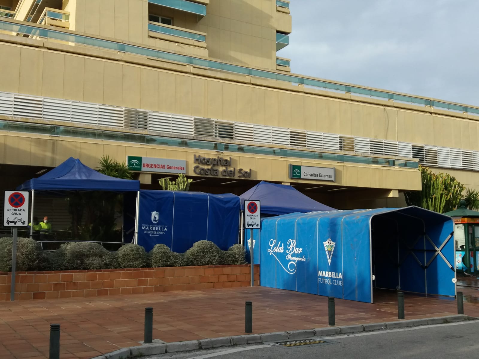 El Área de Urgencias del Hospital Costa del Sol se traslada a las consultas externas - traslados costa del SOl Nueva ubicación provisional de Urgencias en el área de Consultas Externas.