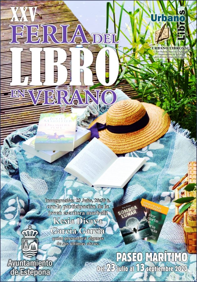 La Feria del Libro vuelve hoy a Estepona - 200723 XXV Feria Libro Cartel La Feria del Libro vuelve hoy a Estepona - 200723 XXV Feria Libro Cartel