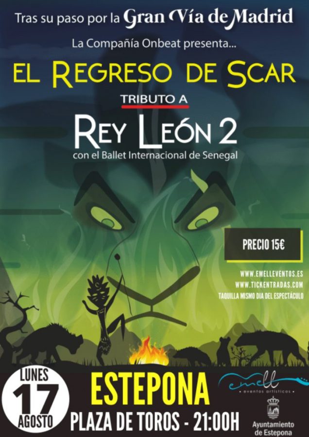 Musical tributo a 'El Rey León' en Estepona - tributoReyLeon2full 724x1024 17 de Agosto Musical tributo a 'El Rey León' en Estepona - tributoReyLeon2full 724x1024 17 de Agosto