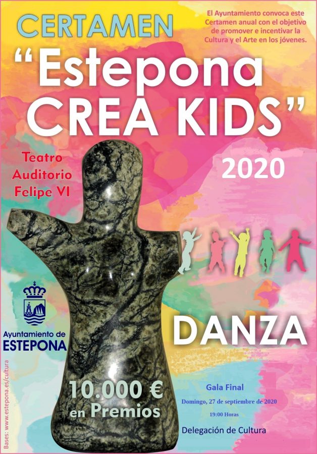 'Estepona Crea Kids' 2020 celebra su Certamen este domingo en la modalidad de danza - 200927 Estepona Crea Kids 20 Cartel