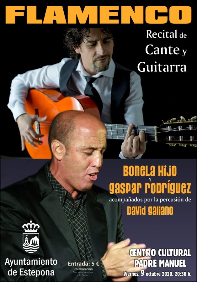 Recital de cante y guitarra en el Centro Cultural Padre Manuel de Estepona - 201009 Recital Bonela hijo y Gaspar Rodríguez