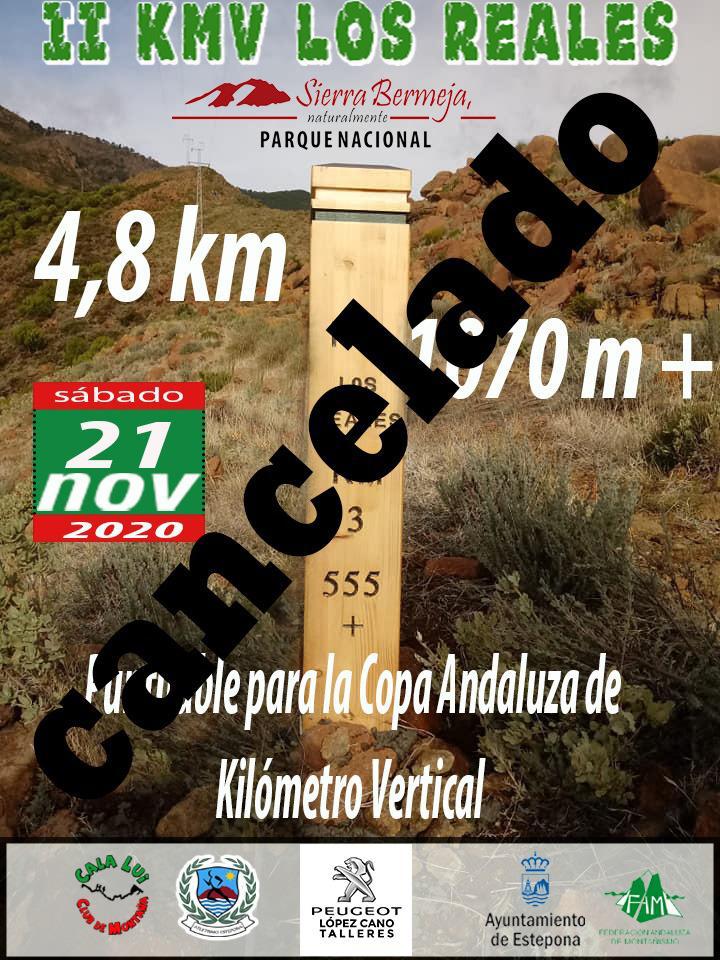 Cancelado el II Kilómetro Vertical Los Reales - Cartel Suspendido II km Vertical Cancelado el II Kilómetro Vertical Los Reales - Cartel Suspendido II km Vertical