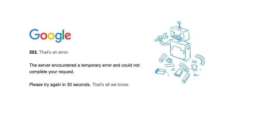 Google se ha caído: Ni correo ni clases online ni Youtube - googlecaida Google se ha caído: Ni correo ni clases online ni Youtube - googlecaida