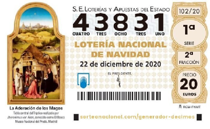 El 43.831, quinto premio, vendido en San Pedro Alcántara - quinto premio El 43.831, quinto premio, vendido en San Pedro Alcántara - quinto premio