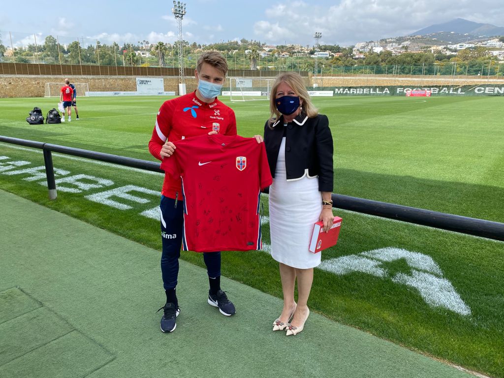Noruega y Marbella rubrican su amistad a nivel deportivo y turístico - Odegaard Noruega y Marbella rubrican su amistad a nivel deportivo y turístico - Odegaard