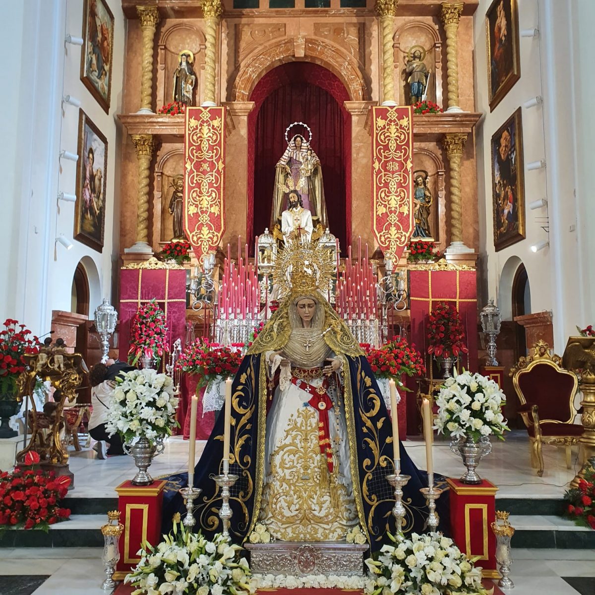 El Cautivo y la Virgen de la Salud se lucen en la Iglesia de Los Remedios tras tres años sin salir - WhatsApp Image 2021 03 31 at 12.00.24 Macías Cautivo Estepona