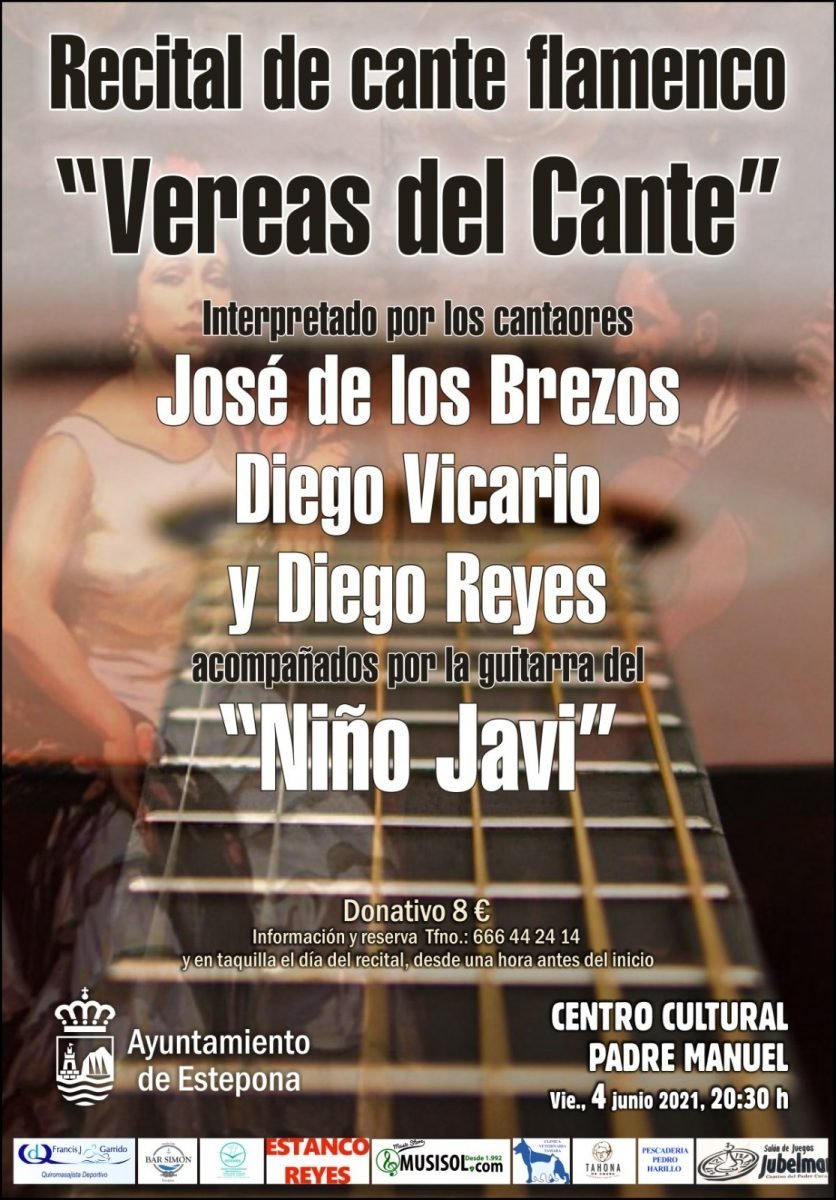 Estepona acoge el Recital Flamenco 'Vereas del Cante' el viernes 4 de junio - 210604 Recital Flamenco Vereas del cante 1 Recital Flamenco 'Vereas del Cante', en Estepona.