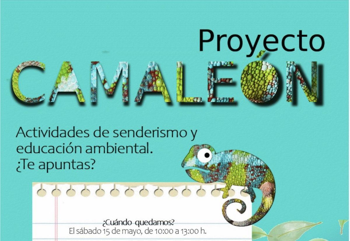 Nueva actividad de senderismo y educación ambiental en Manilva este sábado - Captura de pantalla 2021 05 13 a las 18.48.10 'Proyecto Camaleón', Manilva.