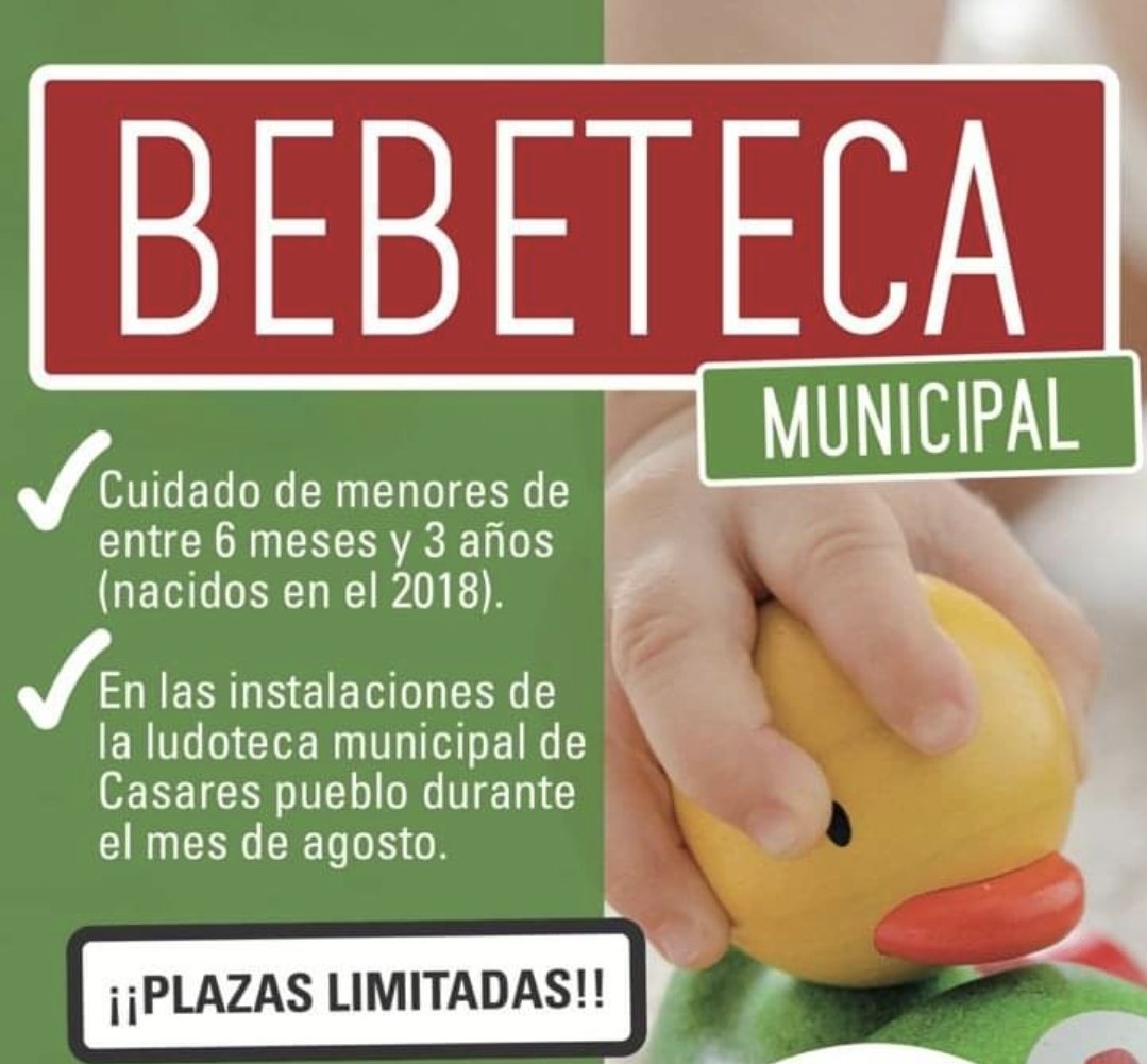 La Bebeteca de Casares ofrece cuidado a menores de 6 meses a 3 años en agosto - Screenshot 20210514 102012 Facebook La Bebeteca de Casares ofrece cuidado a menores de 6 meses a 3 años en agosto - Screenshot 20210514 102012 Facebook