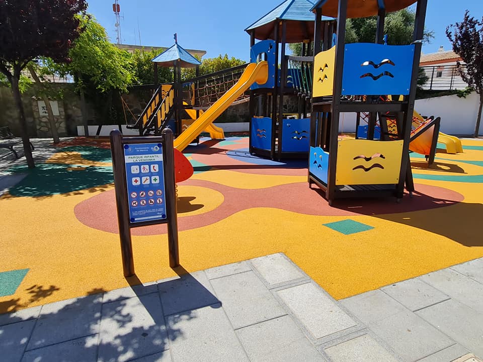 Parque infantil de la Vendimia, en Manilva.