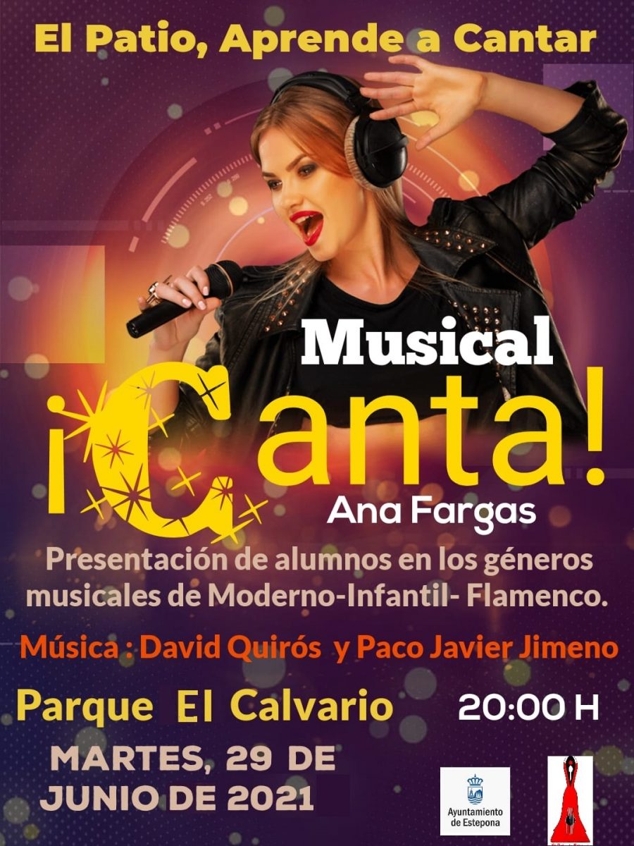 La academia de canto El Patio presenta el musical '¡Canta!' - 210629 Musical CANTA Ana Fargas La academia de canto El Patio presenta el musical '¡Canta!' - 210629 Musical CANTA Ana Fargas