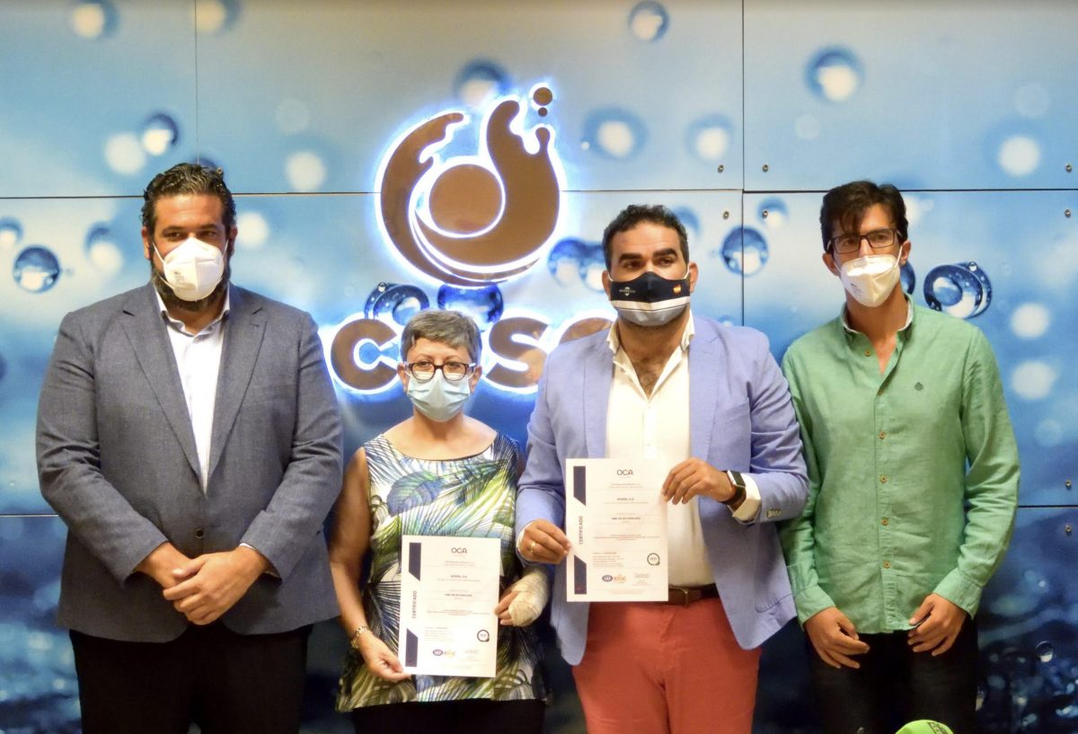 Acosol, reconocida por su calidad y su gestión medioambiental - Captura de pantalla 2021 06 23 a las 17.49.20 Acosol agua certificados calidad medioambiente