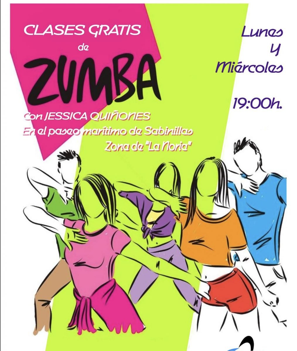 Sabinillas clases gratuitas zumba paseo marítimo