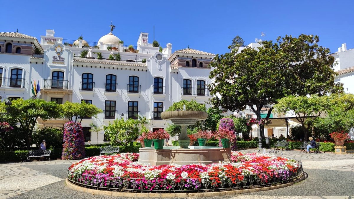 Más de un millón de flores en las zonas verdes de Estepona - Foto Flores Plaza de las Flores, Estepona.
