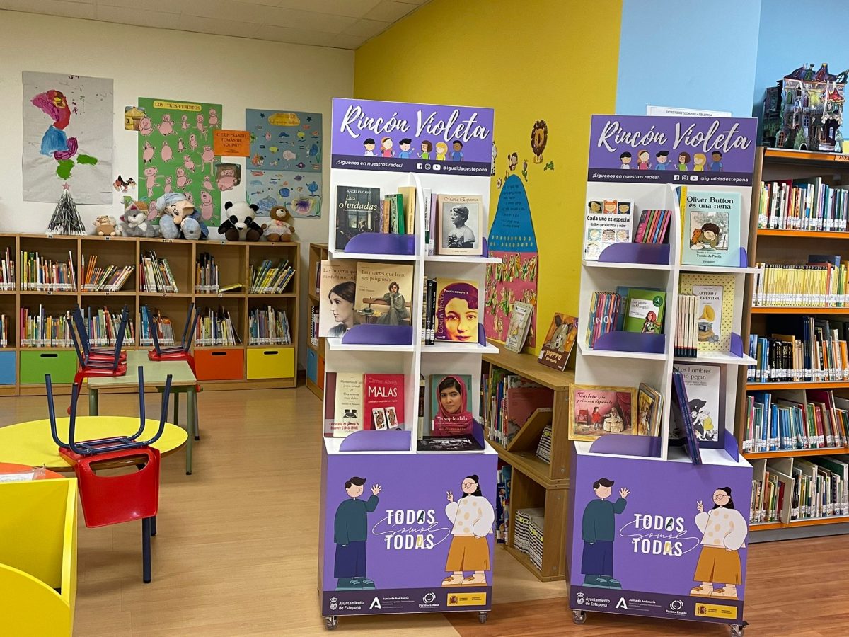Las bibliotecas municipales de Estepona crea el 'Rincón Violeta' para transmitir valores de igualdad - WhatsApp Image 2021 06 29 at 11.20.14 Macías Rincón Violeta mujeres igualdad violencia de género educación