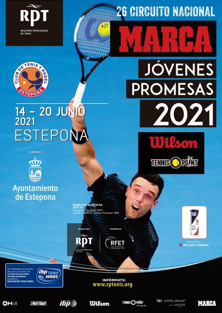Estepona acoge un año más el prestigioso Circuito Nacional de Tenis RPT Marca-Jóvenes Promesas 2021 - circuito marca Circuito Marca en Estepona.