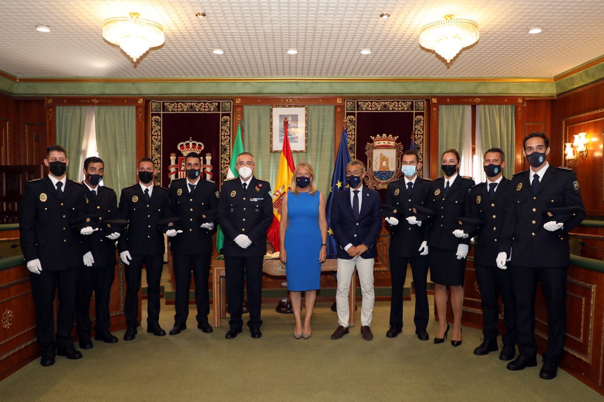 Ocho nuevos agentes se incorporan a la plantilla de la Policía Local de Marbella - 0H3A2561 Acto de toma de posesión de los nuevos policías locales en Marbella.