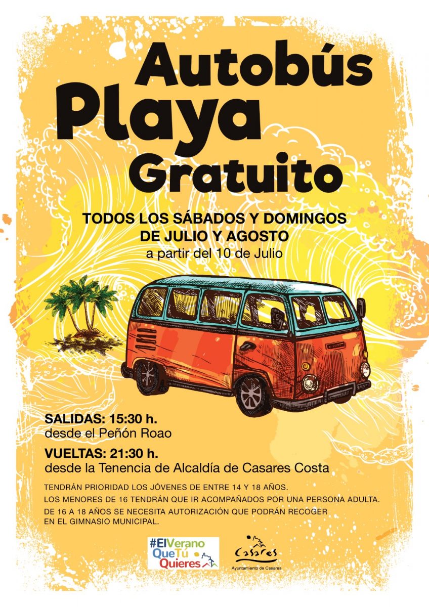 Ya está en marcha el servicio de autobús para la playa de Casares - 216702467 3040322222916698 8996420829801309483 n Autobús para la playa gratuito en Casares.