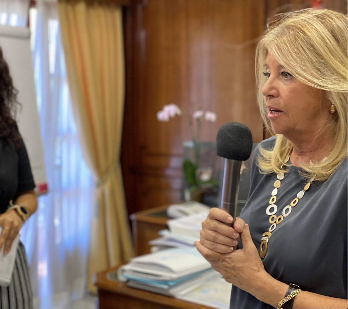 La alcaldesa de Marbella ante la alta incidencia: "Cerrar la ciudad no es una opción" - Captura de pantalla 2021 07 13 a las 21.16.46 Alcaldesa de Marbella, Ángeles Muñoz, en la entrevista concedida a Área Costa del Sol.
