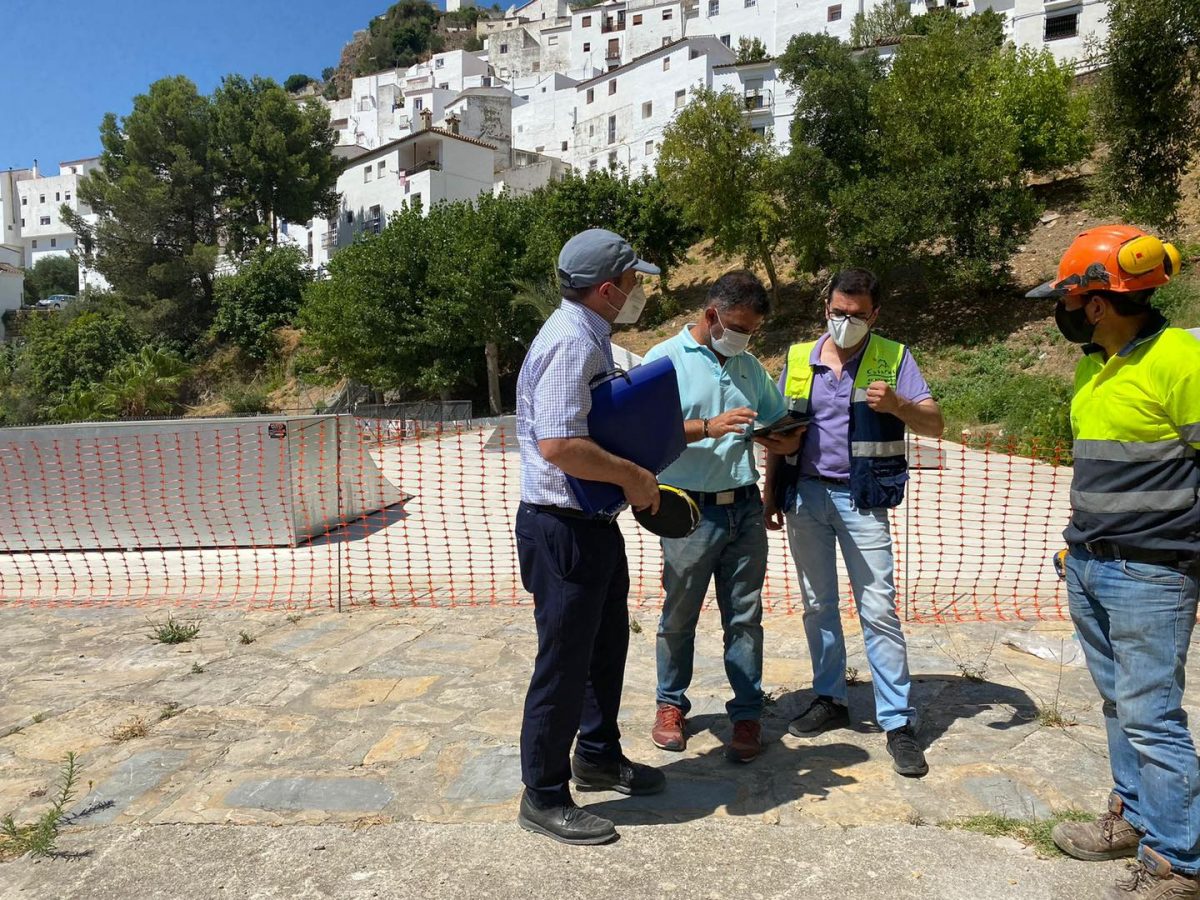 Empieza la señalización para la obra del parque de aguas de Casares - Casares obras Casares obras