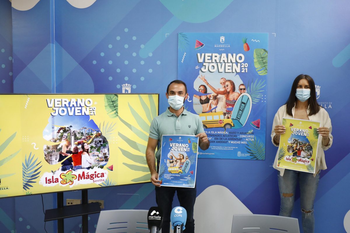 Más de una treintena de actividades de ocio saludables y lúdicas en el programa 'Verano Joven' de Marbella - MG 5746 Presentación de ‘Verano Joven 2021’ en Marbella.