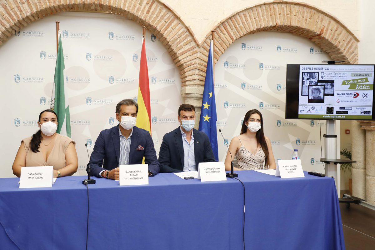 El desfile de moda a beneficio del proyecto 'Todos con Adán' tendrá lugar el 29 de julio en Nueva Andalucía - MG 6366 Presentación del desfile de moda a beneficio del proyecto 'Todos con Adán'.
