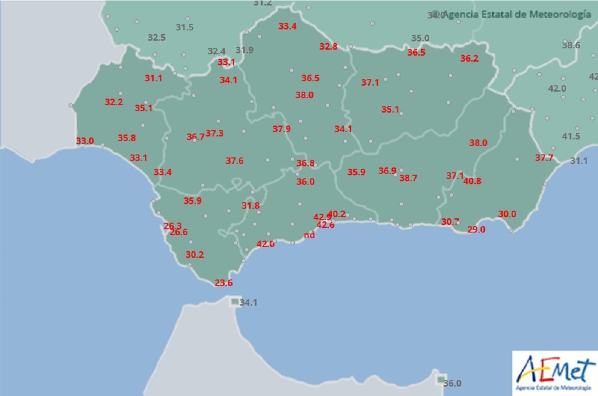 Estepona registró el sábado 42 grados y alcanzó la temperatura más alta del año - Sin titulo 3 Estepona registró el sábado 42 grados y alcanzó la temperatura más alta del año - Sin titulo 3