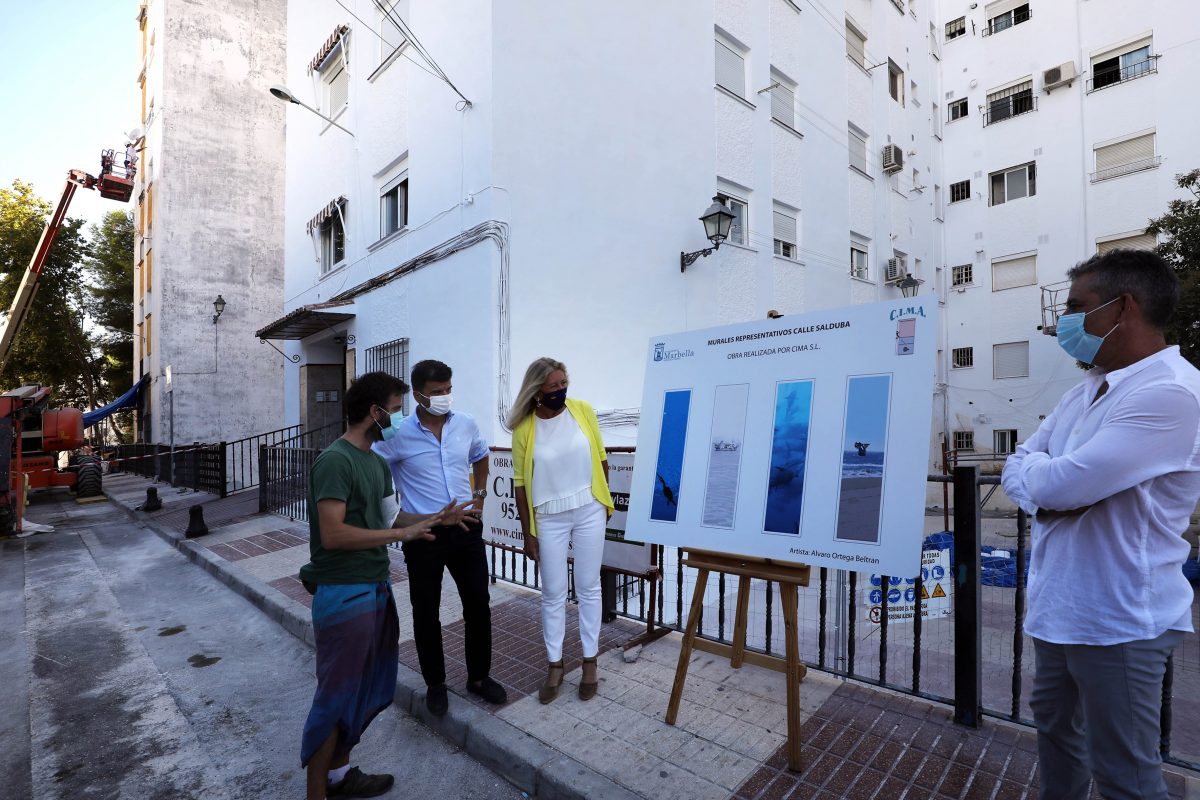 Cuatro murales de 27 metros de altura y de inspiración marinera llenarán de vida las fachadas de Marbella - 0H3A3912 Cuatro murales de 27 metros de altura y de inspiración marinera llenarán de vida las fachadas de Marbella - 0H3A3912