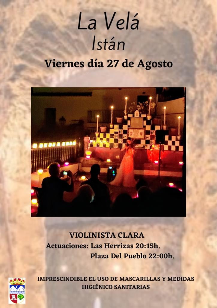 Istán vibrará con los conciertos en directo de "La Velá" - CARTEL VELA 2021 1 Istán vibrará con los conciertos en directo de "La Velá" - CARTEL VELA 2021 1
