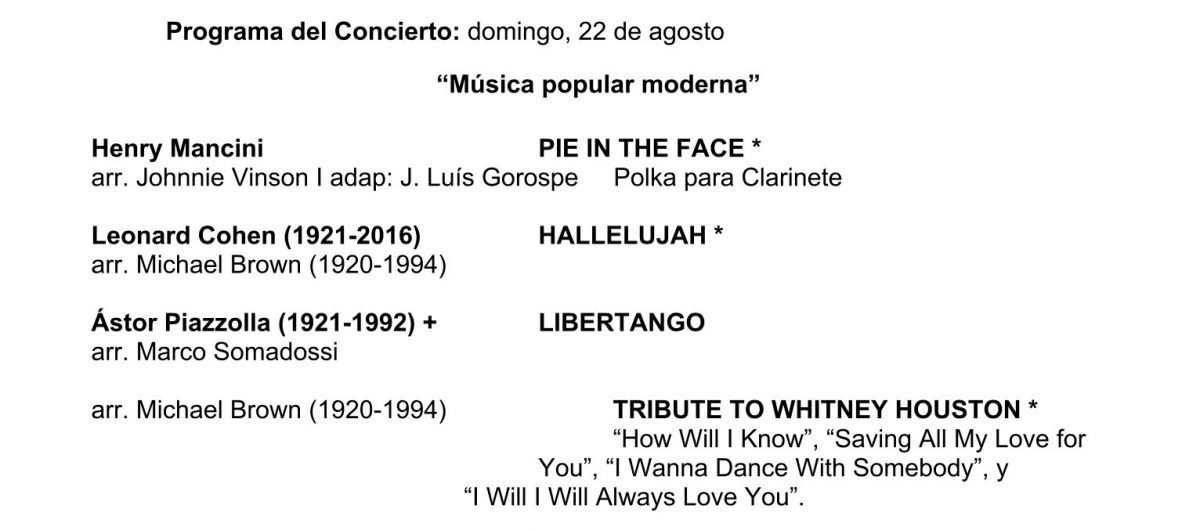 La Banda Municipal de Estepona emocionará al son de Whitney Houston, Queen y el Dúo Dinámico - Captura de pantalla 2021 08 19 a las 16.25.23 La Banda Municipal de Estepona emocionará al son de Whitney Houston, Queen y el Dúo Dinámico - Captura de pantalla 2021 08 19 a las 16.25.23