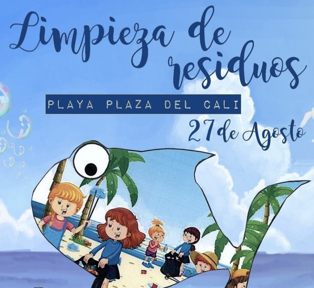 Manilva realiza una limpieza de residuos en la playa del Cali este viernes - Captura de pantalla 2021 08 25 a las 12.28.06 Limpieza de residuos en Sabinillas.