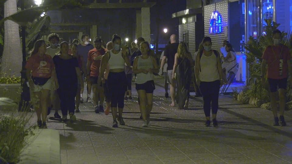 'Sendero Nocturno' playa de Manilva