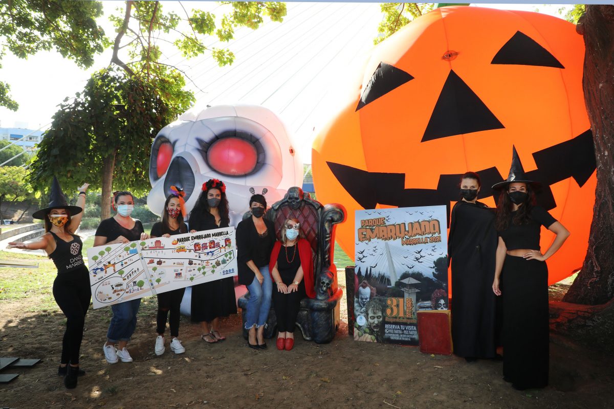 Habrá que esperar al próximo sábado para disfrutar del Parque Embrujado de Halloween en Marbella - 0H3A8648 Presentación del parque embrujado de La Represa, en Marbella.