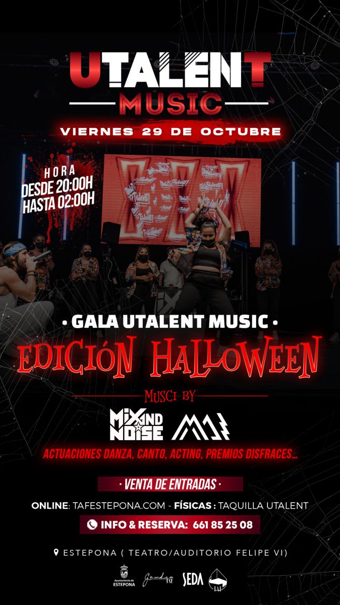 La escuela de talentos U-Talent! protagoniza una fiesta de Halloween en el Auditorio Felipe VI - 211029 Historia Utalent music halloween La escuela de talentos U-Talent! protagoniza una fiesta de Halloween en el Auditorio Felipe VI - 211029 Historia Utalent music halloween