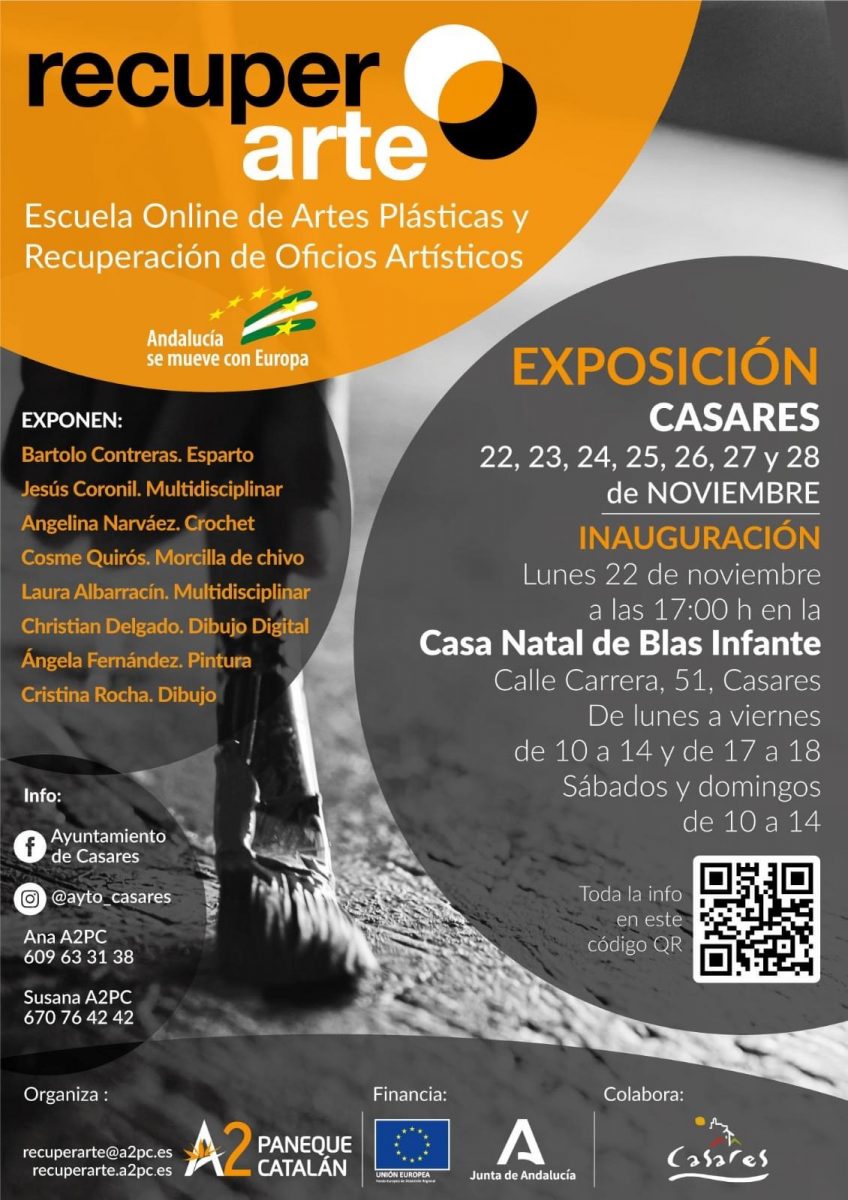 Casares inaugura la exposición ‘recuperArte’, un proyecto que rescata los oficios artísticos - 08C6BC31 90CB 463D 9A40 122199186E34 Casares inaugura la exposición ‘recuperArte’, un proyecto que rescata los oficios artísticos - 08C6BC31 90CB 463D 9A40 122199186E34