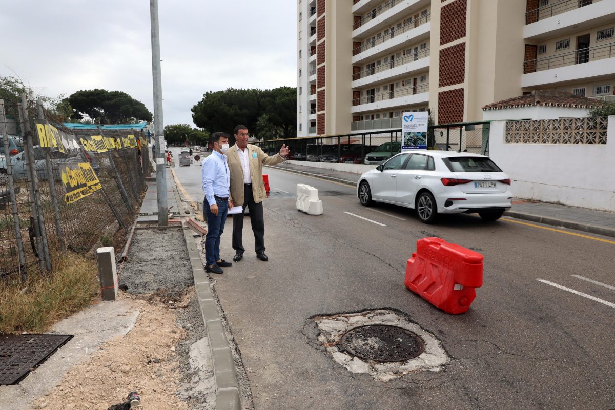 La calle Bonanza, una de las principales arterias de Las Chapas, contará con un nuevo tramo de acerado - 0H3A7196 Calle Bonanza, en Las Chapas.