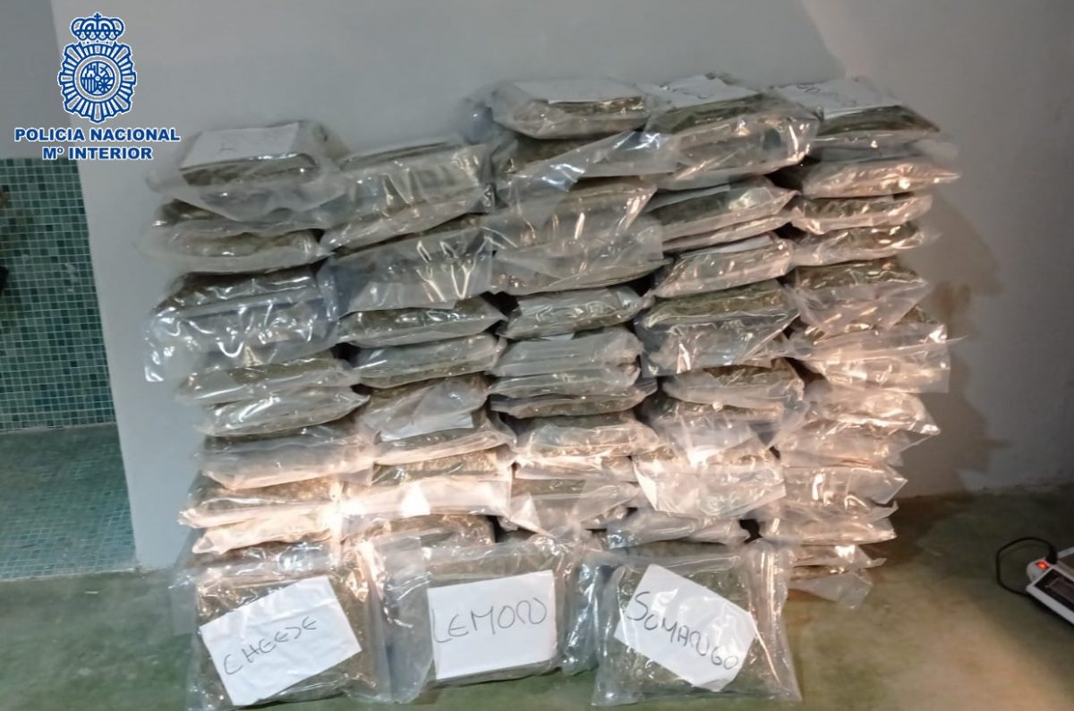 Incautan más de 109 toneladas de droga en la provincia de Málaga en 2021 - 20211129 Foto I Op. Malaka Incautan más de 109 toneladas de droga en la provincia de Málaga en 2021 - 20211129 Foto I Op. Malaka