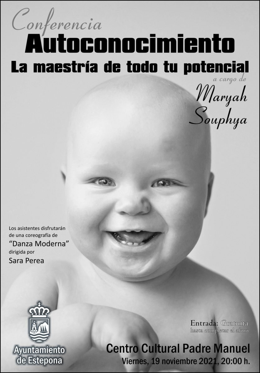 La fórmula de la felicidad, en Estepona: "Si comprendes cómo funcionas, sabrás ser feliz" - 211119 Conferencia Autoconocimiento La fórmula de la felicidad, en Estepona: "Si comprendes cómo funcionas, sabrás ser feliz" - 211119 Conferencia Autoconocimiento