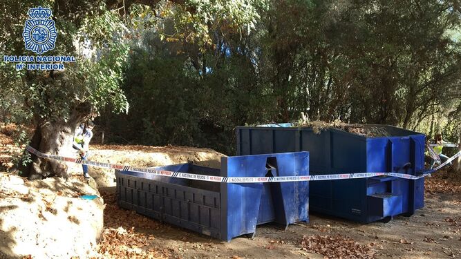 Detenido un empresario en Marbella por robar cubas de obra para alquilarlas - cubas robadas Detenido un empresario en Marbella por robar cubas de obra para alquilarlas - cubas robadas