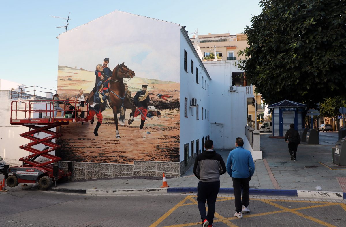 Un mural sobre el marqués del Duero ya luce en San Pedro Alcántara - 0H3A5121 Un mural sobre el marqués del Duero ya luce en San Pedro Alcántara - 0H3A5121