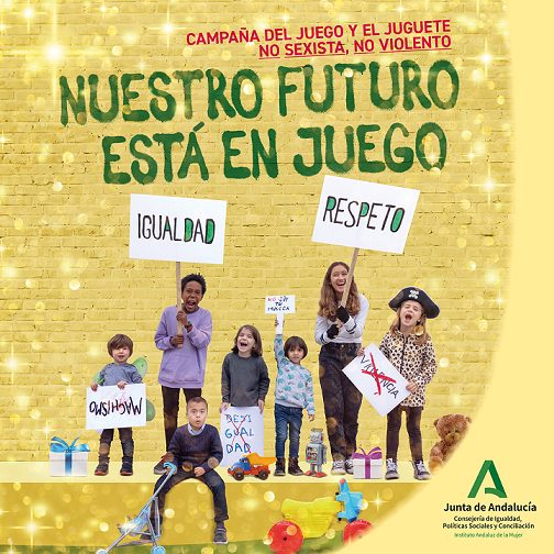 Marbella se une a la 'Campaña del juego y el juguete no sexista, no violento' lanzada por la Junta - AF FB Juguetes NO Andalucía