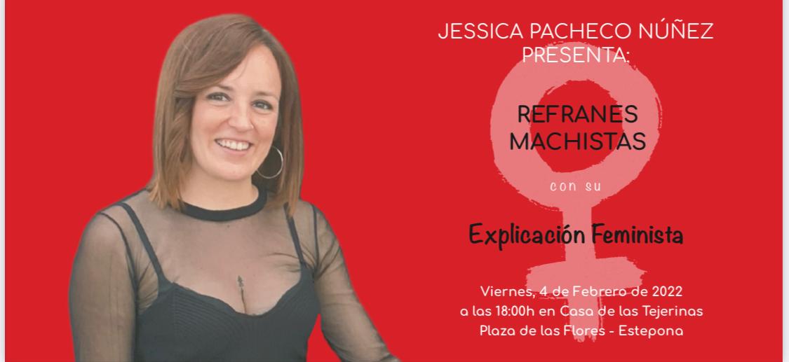 Jessica Pacheco desmonta 100 refranes con dejes machistas en su primer libro feminista - IMG 20220113 WA0002 Presentación del libro 'Refranes machistas con su explicación feminista'.