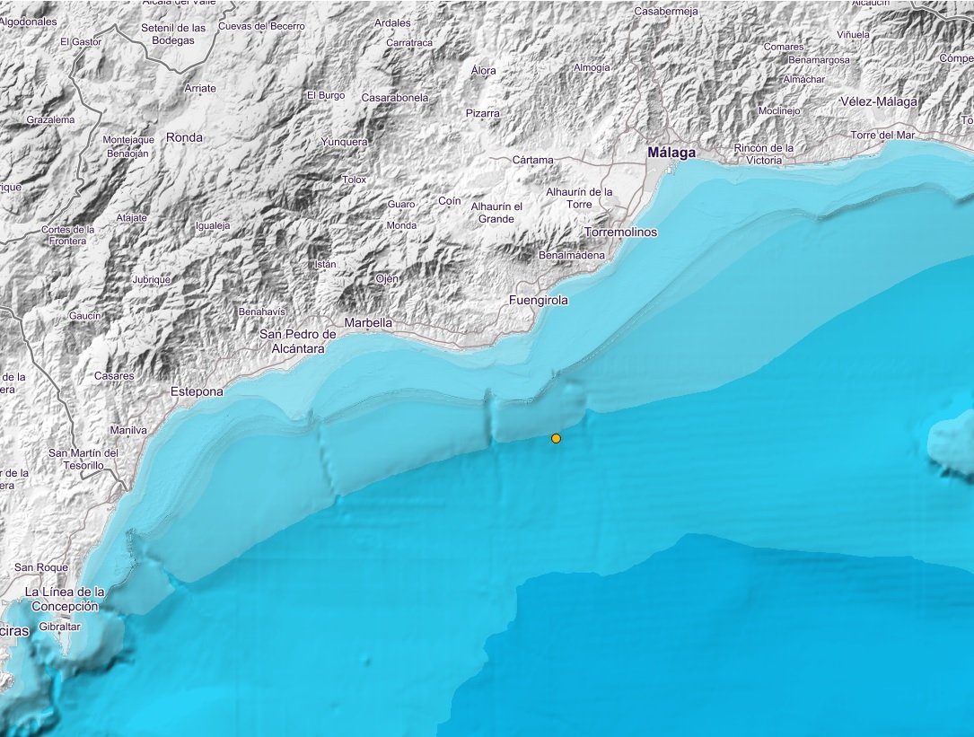 Registrado un terremoto de 2,6 grados frente a las costas de Marbella - terremoto Registrado un terremoto de 2,6 grados frente a las costas de Marbella - terremoto