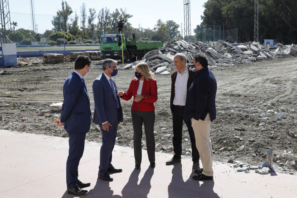 Comienzan las obras del primer Centro de Tecnificación Deportiva con piscina y pista de atletismo en Marbella - H3A1614 Visita a las obras.
