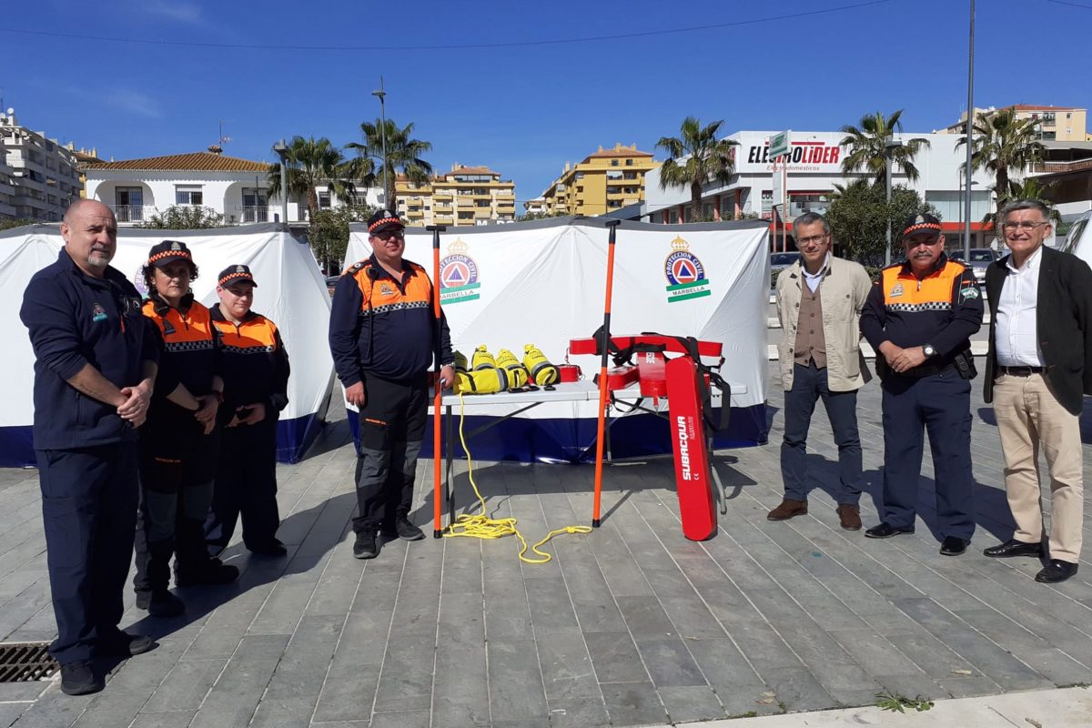 Protección Civil dispondrá de una base de salvamento permanente en San Pedro Alcántara - ProteccionCivi enviarl Protección Civil de San Pedro Alcántara.